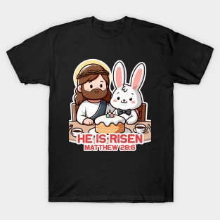 Matthew 28:6 He Is Risen T-Shirt